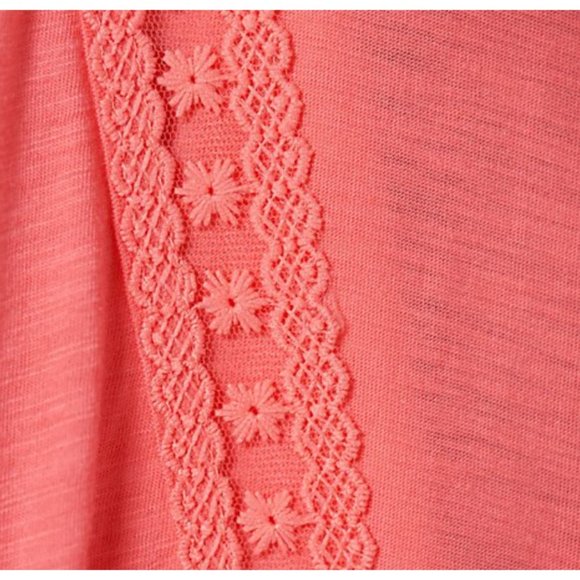 Belle Beach by Kim Gravel Cover Up ~ sz M/L Slub Knit Tie FrontWhite A499680 - Picture 5 of 6